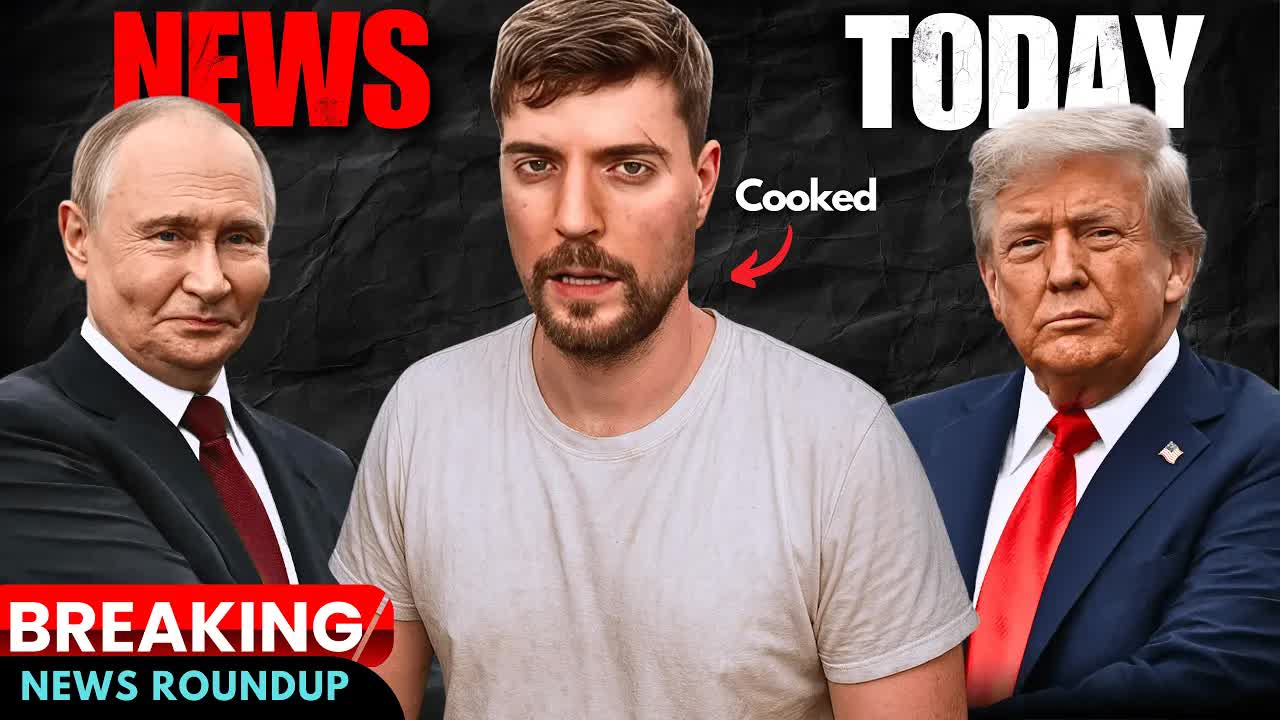 MrBeast Makes HISTORY! Trump & Putin Meet & Roblox Getting CANCELLED!